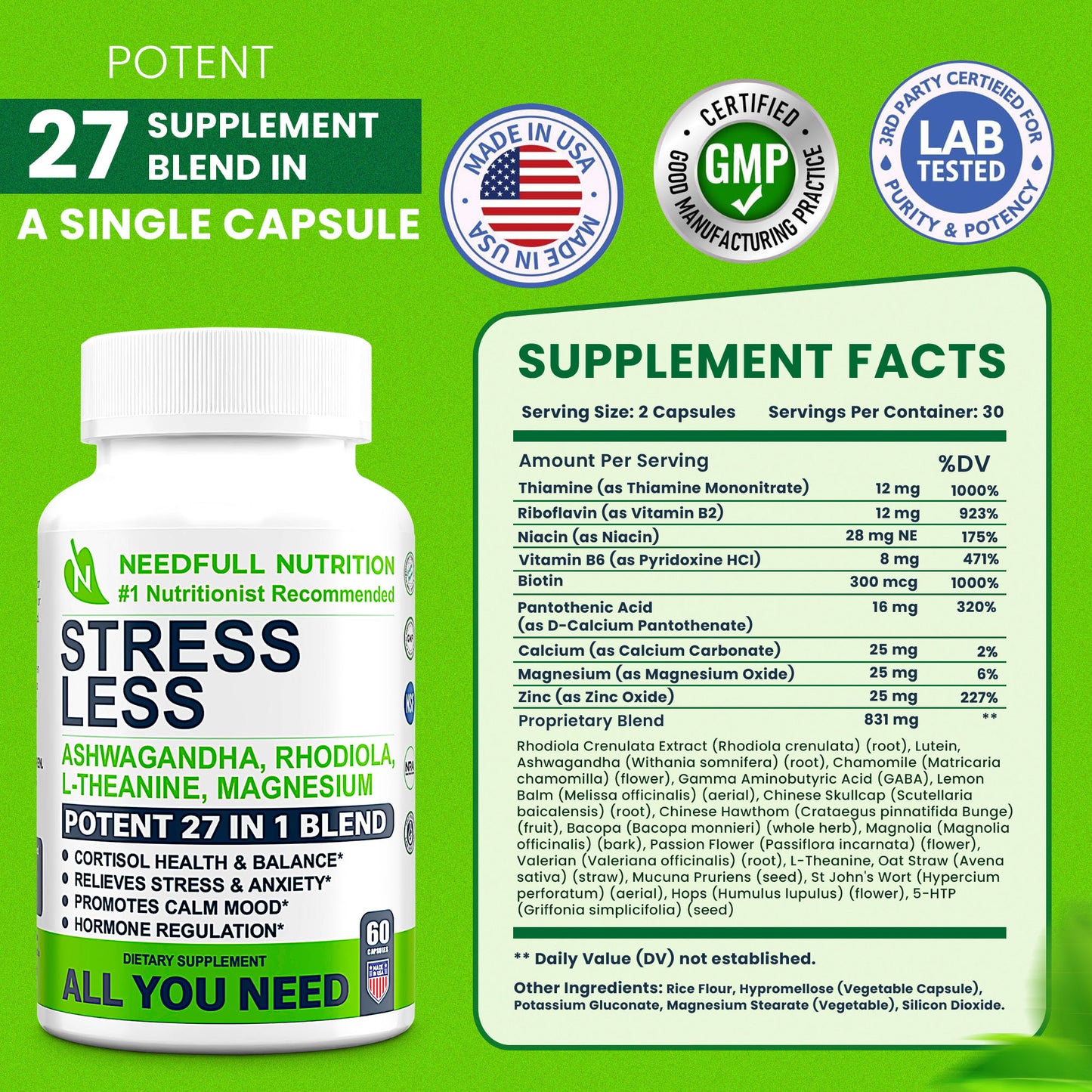 Stress Less- Stress & Anxiety Relief
